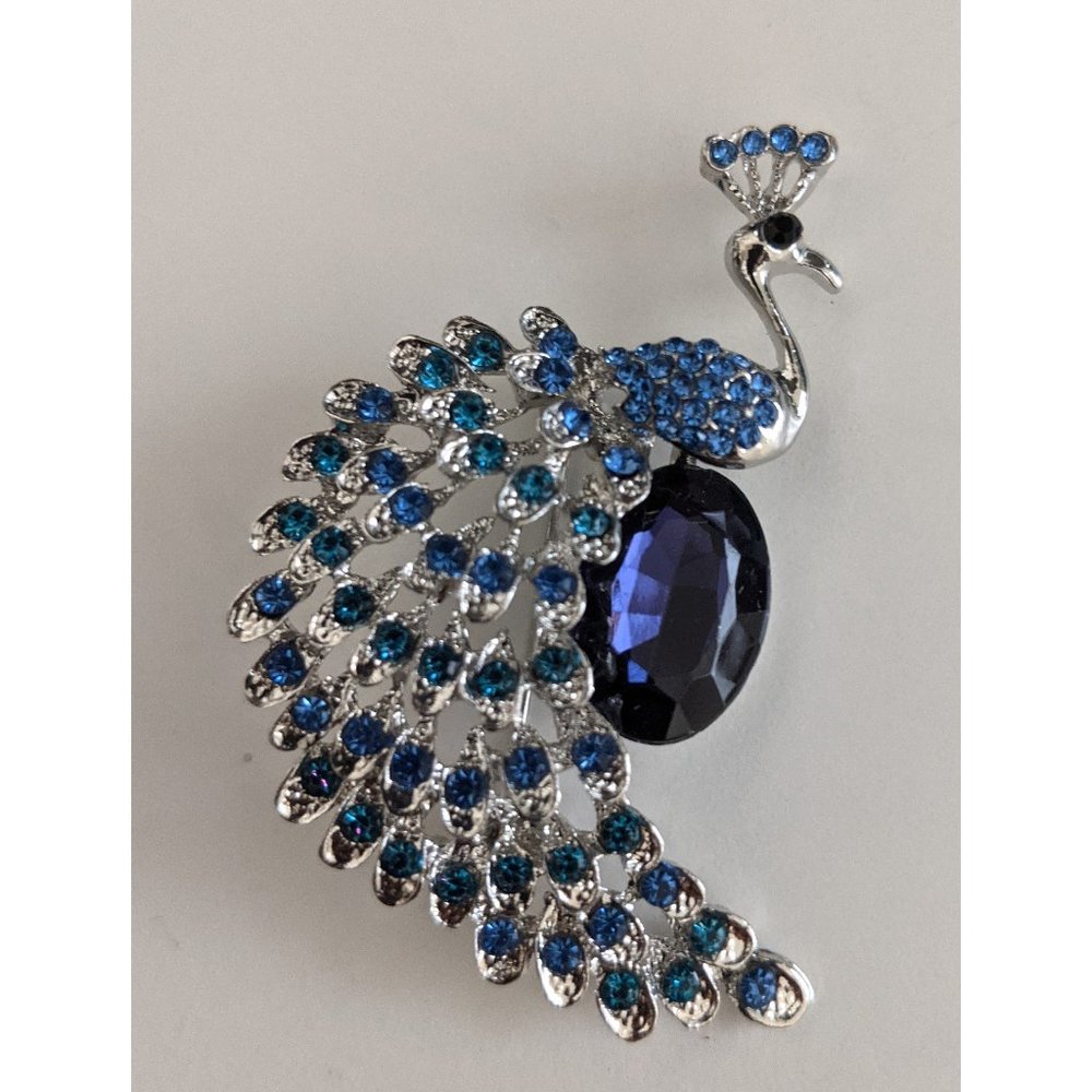 Peacock Brooch